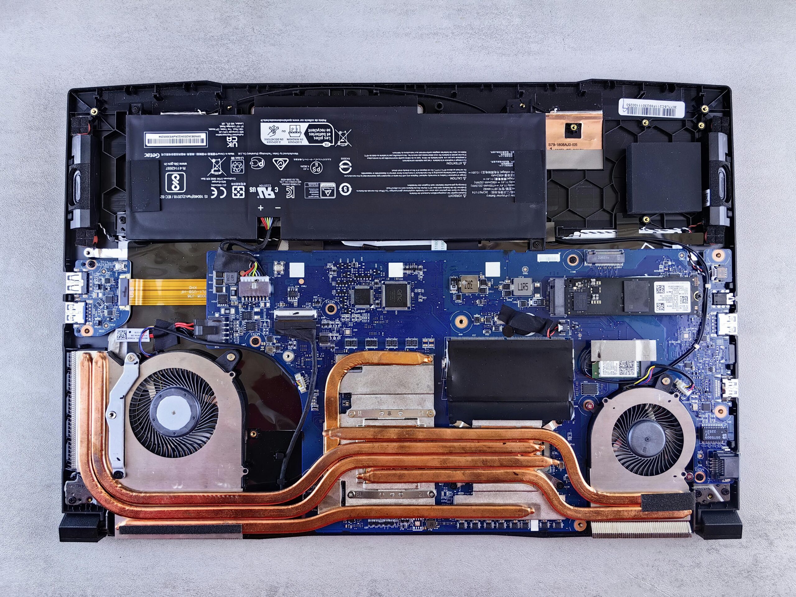 Offener Laptop